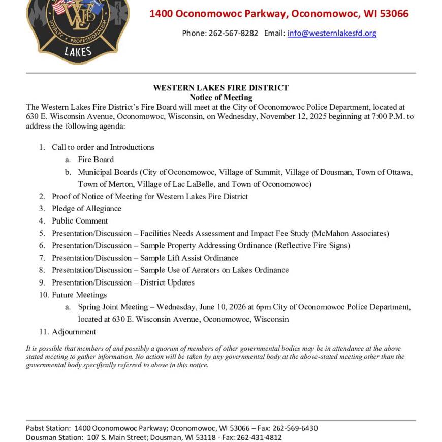 2025 11 12 Joint Owners Meeting