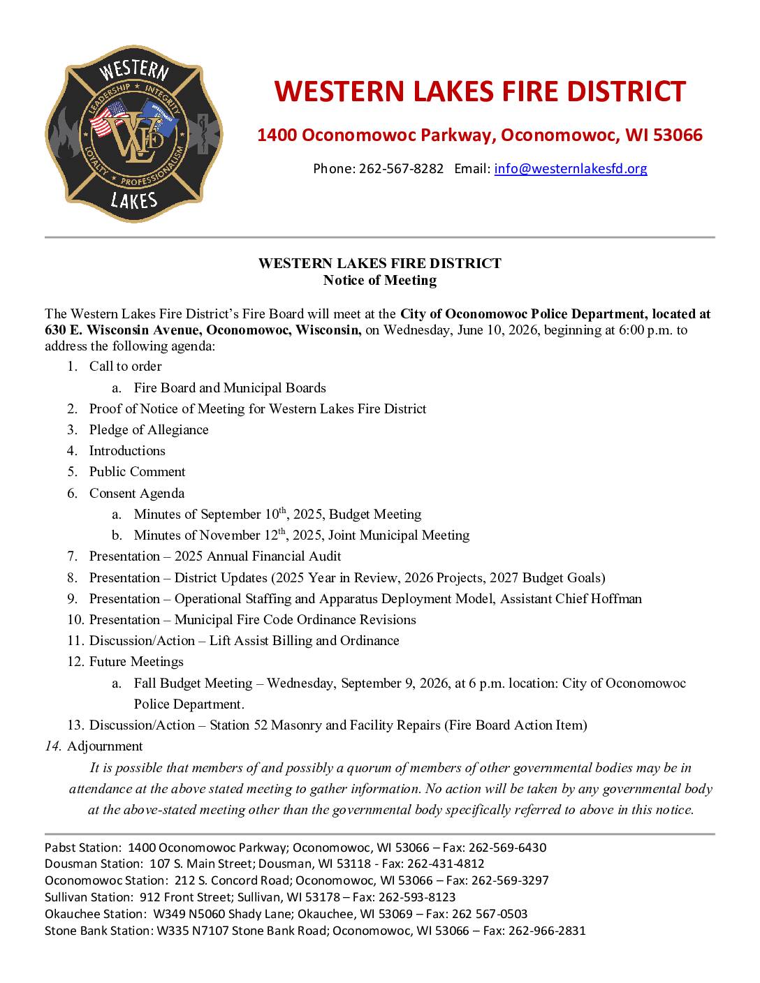 2026 06 10 Joint Municipal Meeting