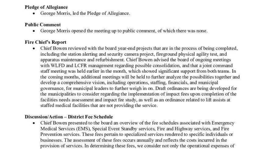 2025 12 17 Fire Board Minutes